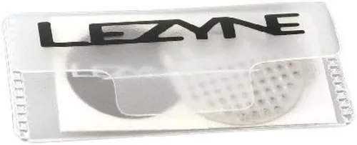 Vista 2 de LEZYNE Kit de parches esenciales para neumáticos de bicicleta, 6 parches, funda de neumático, kit de reparación de neumáticos de ciclismo
