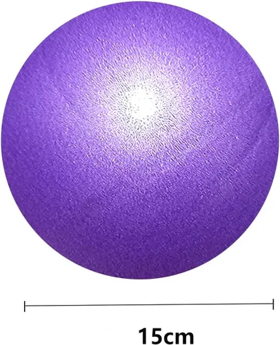 Vista 2 de Mini Pilates Exercise Yoga Ball, 9 Inch Small Inflatable Exercise Yoga Ball,Core Training and Physical Therapy Equipment, with Pump