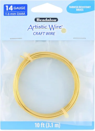 Vista 33 de Artistic Wire - Alambre para manualidades (calibre 10, 1,5 m, latón resistente a las manchas)