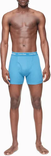 Vista 2 de Calvin Klein - Calzoncillos tipo bóxer de algodón para hombre, paquete múltiple