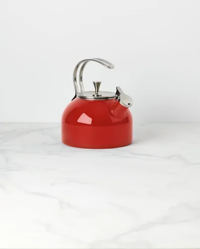 Vista 3 de kate spade new york Make It Pop - Hervidor de agua, color rojo