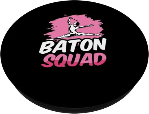 Vista 2 de Twirler Majorettes Baton Squad Baton Twirling PopSockets Swappable PopGrip