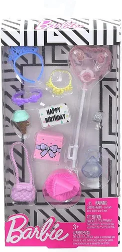Vista 2 de Barbie Storytelling Accesorios para fiesta de cumpleaños Fashion Pack Playset ~ GHX36