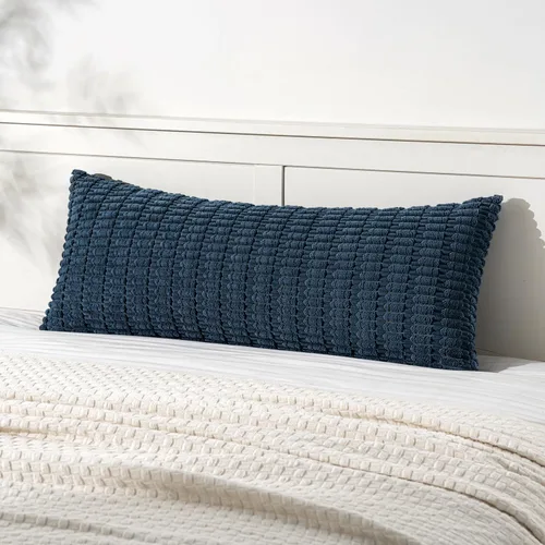 Vista 102 de MIULEE - Paquete de 2 fundas de cojín decorativas de corduroy, modernas y boho, suaves, con rayas, decoración del hogar, sofá, sala de estar, sillón