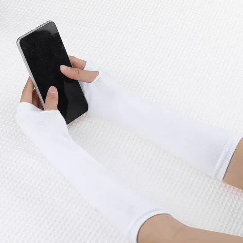 Vista 41 de Allegra K Calentadores de brazo sin dedos unisex de moda clásica