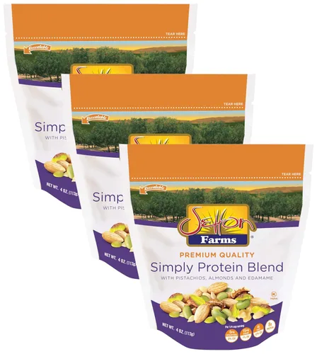 Vista 14 de Setton Farms Bolsa de mezcla de nueces de pistacho con almendras, pistachos y anacardos, bolsa resellable de 8 onzas