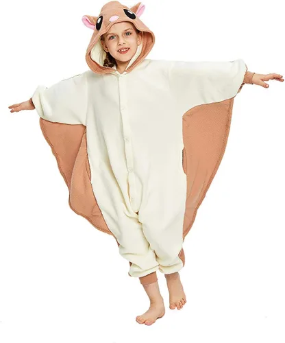 Vista 4 de Pijama tipo mameluco para niñas y niños, unisex, de anime y de una pieza, para Halloween, Navidad, fiesta de disfraces y Cosplay, talla 4T