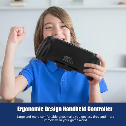 Vista 26 de ECHZOVE Upgrade Nintendo Switch OLED Controller Grip - Ergonomic Animal Crossing Style Controller with Joystick, NFC, Turbo, Six-Axis Gyro, Dual