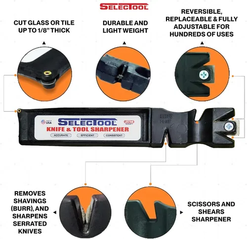 Vista 3 de Selectool SEL001 Master Sharpener, negro
