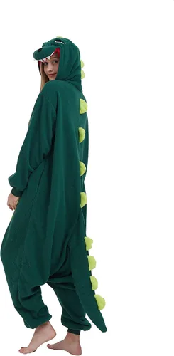 Vista 8 de SimZoo Adult Animal Onesie Pajamas, Men and Women's Animal Cosplay Costume Sleepwear, One-Piece Unisex Homewear