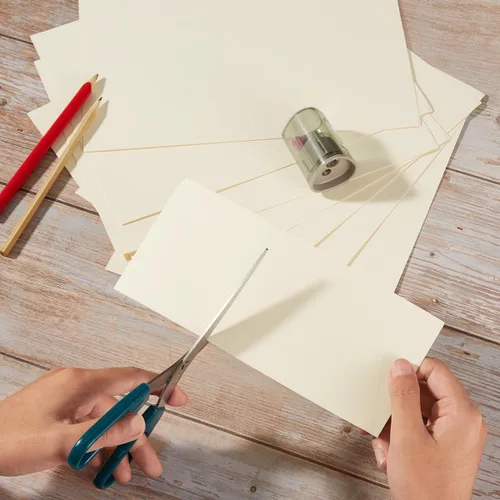 Vista 4 de 24 hojas de cartulina de papel grueso de 8 1/2 x 11 pulgadas, tarjetas en blanco de 300 GSM, coloridas para manualidades, tarjetas, invitaciones