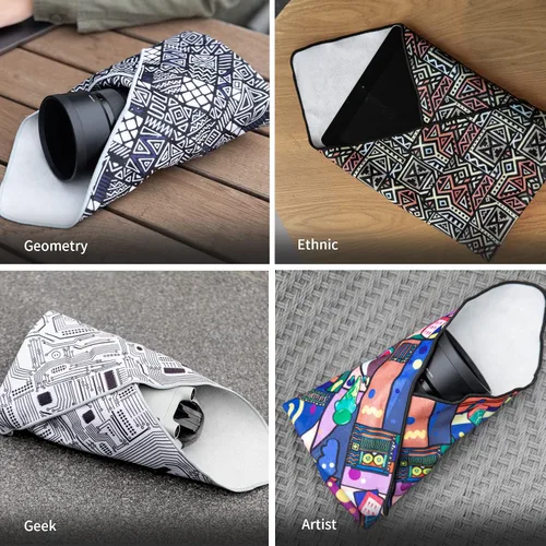 Vista 7 de PGYTECH Funda Protectora, Envoltura de Lente Antiarañazos, Protector de Lente, Paño Autoadhesivo Mágico Protector de Cámara para DSLR/Lente