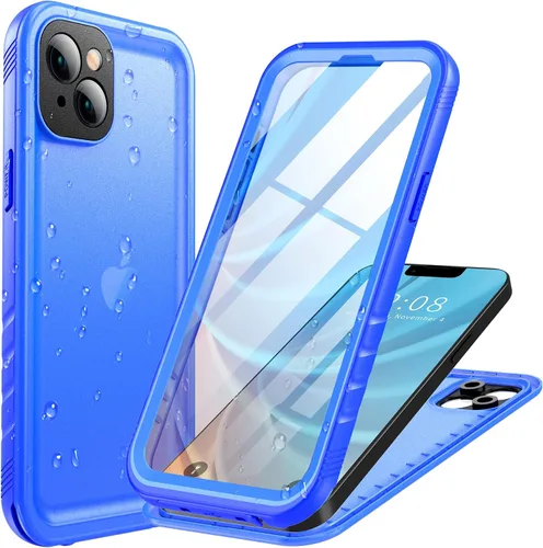 Vista 78 de Cozycase TOP - Funda impermeable militar IP68 para iPhone XR, resistente 360 a prueba de golpes, cuerpo completo, con protector de cámara
