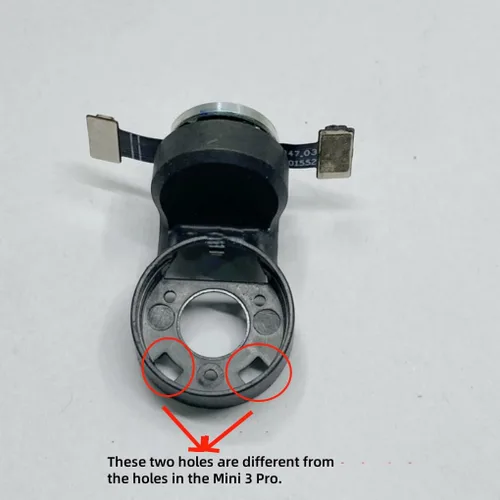 Vista 2 de Motor de brazo de guiñada con piezas de repuesto de soporte, compatible con DJI Mavic Mini 3 piezas de cardán (brazo de guiñada mini 3 con motor)