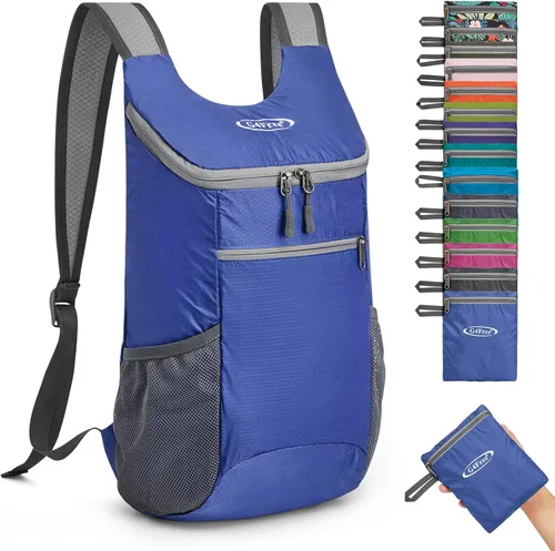 Vista 11 de G4Free, mochila pequeña y plegable, liviana y casual, para ir de camping o para exteriores, para adultos y niños (11 L)