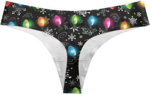 Vista 2 de Coloranimal Lindo animal 3D impreso sexy sin costuras G tanga bragas para las mujeres