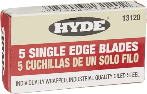 Vista 2 de Hyde Tools 13050 Delta - Raspador de vidrio resistente, paquete de 4