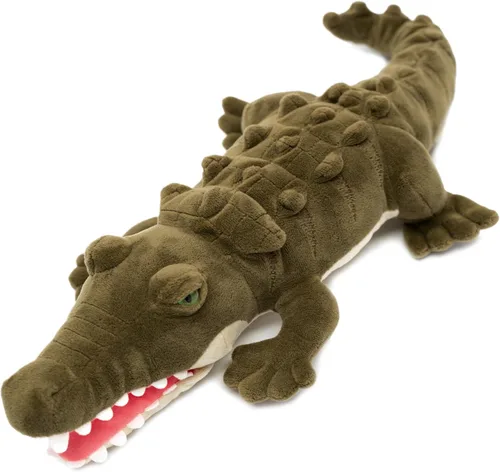 Vista 8 de TigerHart Carioca The Crocodile - Peluche de cocodrilo grande de 19 pulgadas