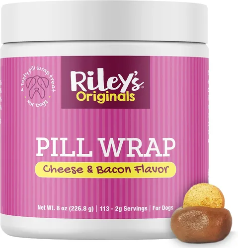Vista 12 de Riley's Pastillero para perros – Pasta de pastillas de queso y tocino para perros – 4.2 oz