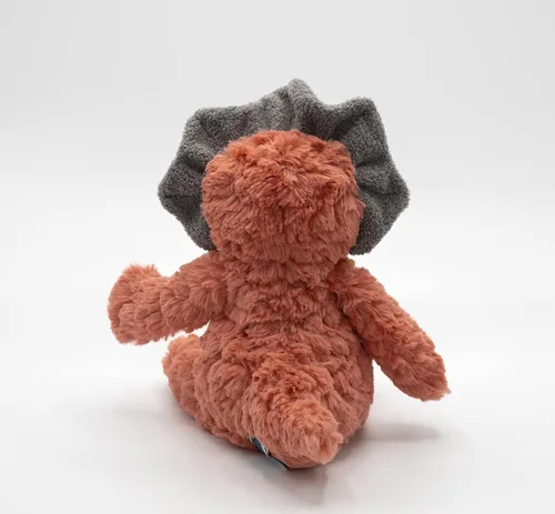 Vista 5 de Mary Meyer Masilla de peluche para cuarto de bebé, juguete suave, 11 pulgadas, dinosaurio coral