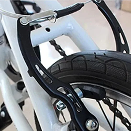 Vista 5 de Lomodo 6 accesorios de freno de bicicleta que incluyen 2 palancas de freno de aleación de aluminio (0.9 in de diámetro) y 2 pares de frenos en V y 2