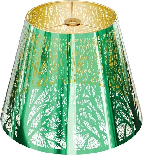 Vista 15 de Pantalla de lámpara de barril pequeño, repuesto de pantalla de flecha grabada de metal Replacement for Table Lamps and Wall Lights, 6'' Top 10