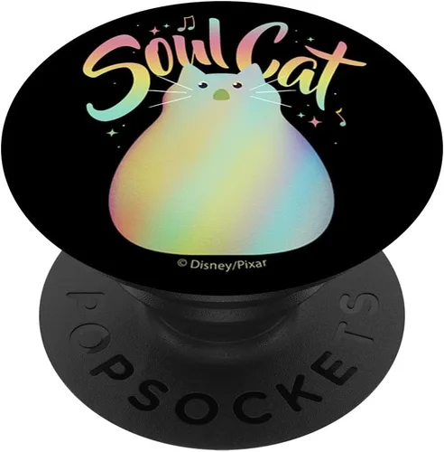 Vista 6 de Disney Pixar Soul The Movie Soul Cat Retrato PopSockets MagSafe PopGrip para iPhone