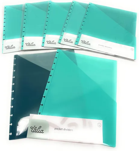 Vista 12 de Talia Discbound Notebook - Dividers (Junior Size, 5tab Pastel)
