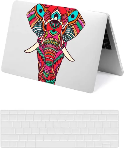 Vista 15 de Funda protectora para MacBook Air 2024 2023 de 15 pulgadas M2 M3 Retina/Touch ID A2941 A3114, carcasa rígida de plástico negro para laptop y León 801