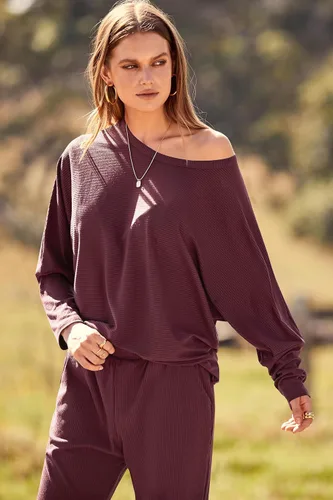 Vista 5 de PRETTYGARDEN - Conjunto de moda de 2 piezas para mujer, color liso, sudadera sin botones y de manga larga, pantalón largo