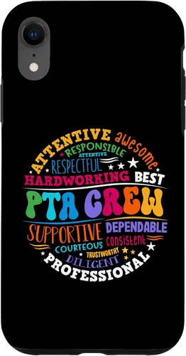 Vista 24 de iPhone 16 Parents Teacher Association Team Supporter PTA Crew Case