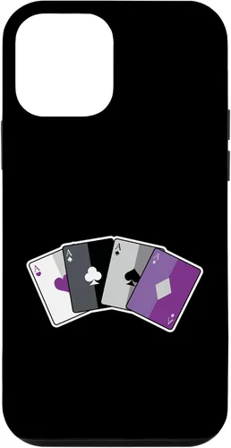 Vista 12 de Funda para iPhone 14 Asexual Ace Pride Flag