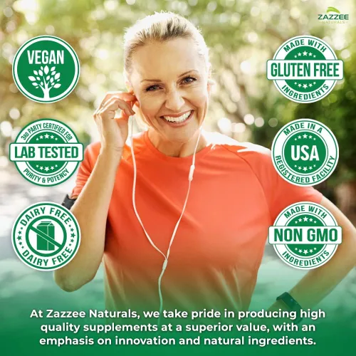Vista 4 de Zazzee Citicoline CDP Colina 300 mg, 120 cápsulas veganas, veganas, sin OMG y totalmente naturales, grado premium, contiene estabilizadores orgánicos