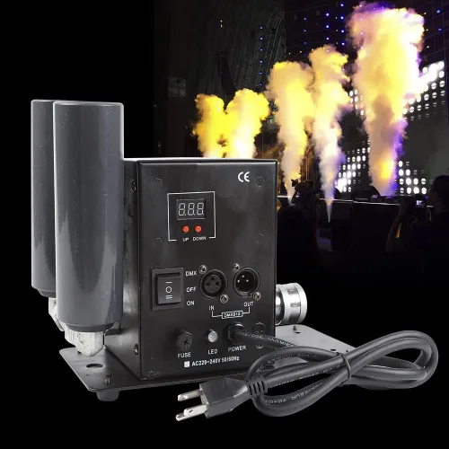 Vista 16 de Máquina de humo de chorro de CO2 Máquina de humo de chorro de CO2 150 W Cañón DMX columna de aire Máquina de chorro de CO2 6 MPa Night Club Bar DJ