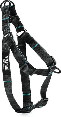 Vista 34 de Wolfgang Arnés de perro resistente ajustable, probado para caminar y entrenar, estampado BuenaOnda, pequeño