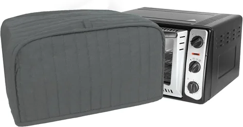 Vista 29 de Funda RITZ Premium Universal para tostadora de dos rebanadas, 11.25" x 5.75" x 7", de poliéster y algodón acolchado, protector contra huellas
