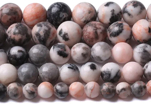 Vista 54 de 88 cuentas de piedra natural africana de piedra de sangre para hacer joyas y pulseras