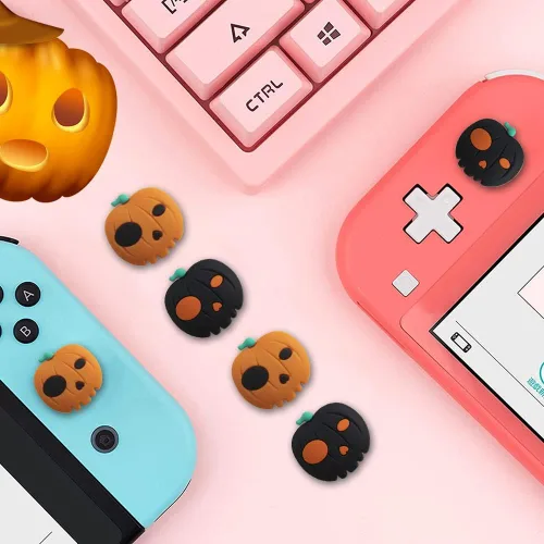 Vista 56 de PERFECTSIGHT Juego de 4 fundas para palanca de mando para Switch Lite/OLED, para Nintendo Switch, para Switch Lite/OLED, cubierta de botón analógica