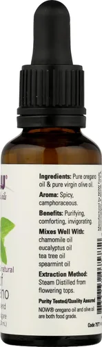 Vista 6 de NOW FOODS Aceite De Orégano 25%, 1 FZ