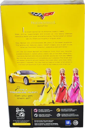 Vista 3 de Barbie Vestido amarillo Corvette - Colección American Favorites N4984