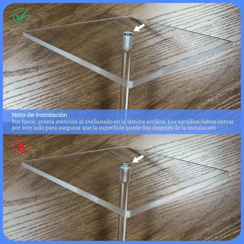 Vista 4 de TEKXYZ Soporte de globo acrílico transparente de 15.75 pulgadas de altura para decoración de centro de mesa, juego de 4