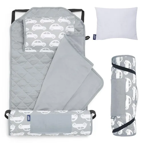 Vista 8 de Wildkin - Tapete para tomar la siesta, moderno y todo en uno, con almohada para infantes (niñas o niños), tamaño perfecto para la guardería