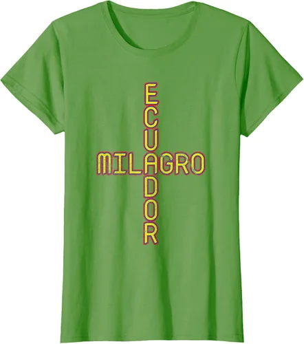 Vista 3 de Milagro Ecuador Travel, Orgullo, Bandera de Ecuador, Camiseta Milagro, Negro