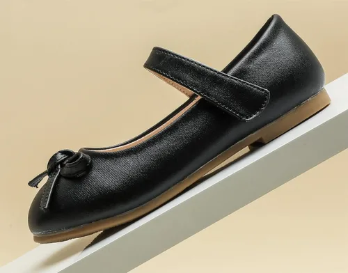 Vista 2 de kkdom Zapatos de vestir para niña, zapatos planos de ballet Mary Jane, zapatos escolares para niños pequeñosniños grandes