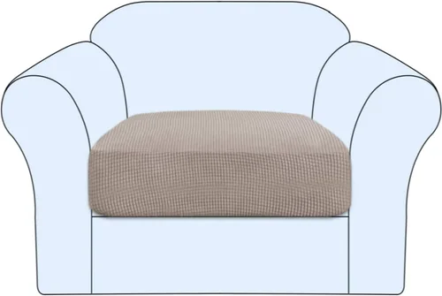 Vista 29 de Funda de cojín elástica para sofá, funda de asiento, funda de sofá de dos plazas, protector de elastano elástico para muebles para asiento (negro, 1)