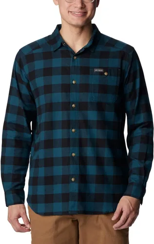 Vista 51 de Columbia Men's Cornell Woods Flannel Long Sleeve Shirt Negro