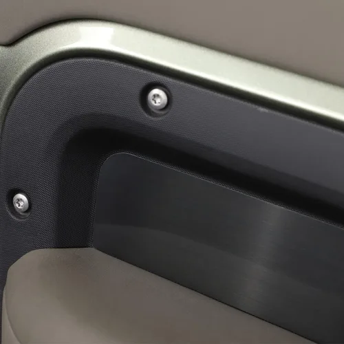Vista 6 de Cubierta de panel de decoración de puerta interior de aleación de aluminio, 4 piezas para Land Rover Defender 110 2020-2022 accesorios de automóvil