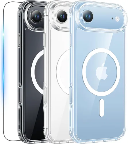 Vista 216 de FNTCASE Funda plegable para Motorola Razr con protección de bisagra A-B Transparente