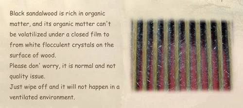 Vista 3 de Louise Maelys - Peine de dientes anchos de sándalo negro para cabello rizado Black Sandalwood Wide Tooth Comb For Detangling Curly, Thick Or Wavy