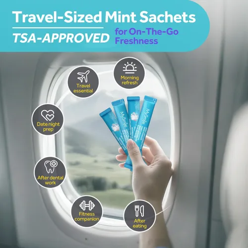 Vista 4 de MySmile - Enjuague bucal para dientes sensibles, lavado bucal nano hidroxiapatita, tamaño de viaje, sin flúor ni alcohol, remineralizante para mayor